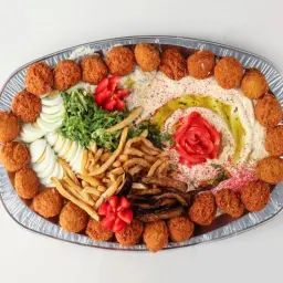 صحن فلافل مشكل